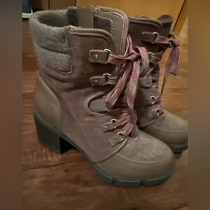 NEW Naturalizer Womens Myla Leather Combat‎ & Lace-up Boots Shoes Size 5.5